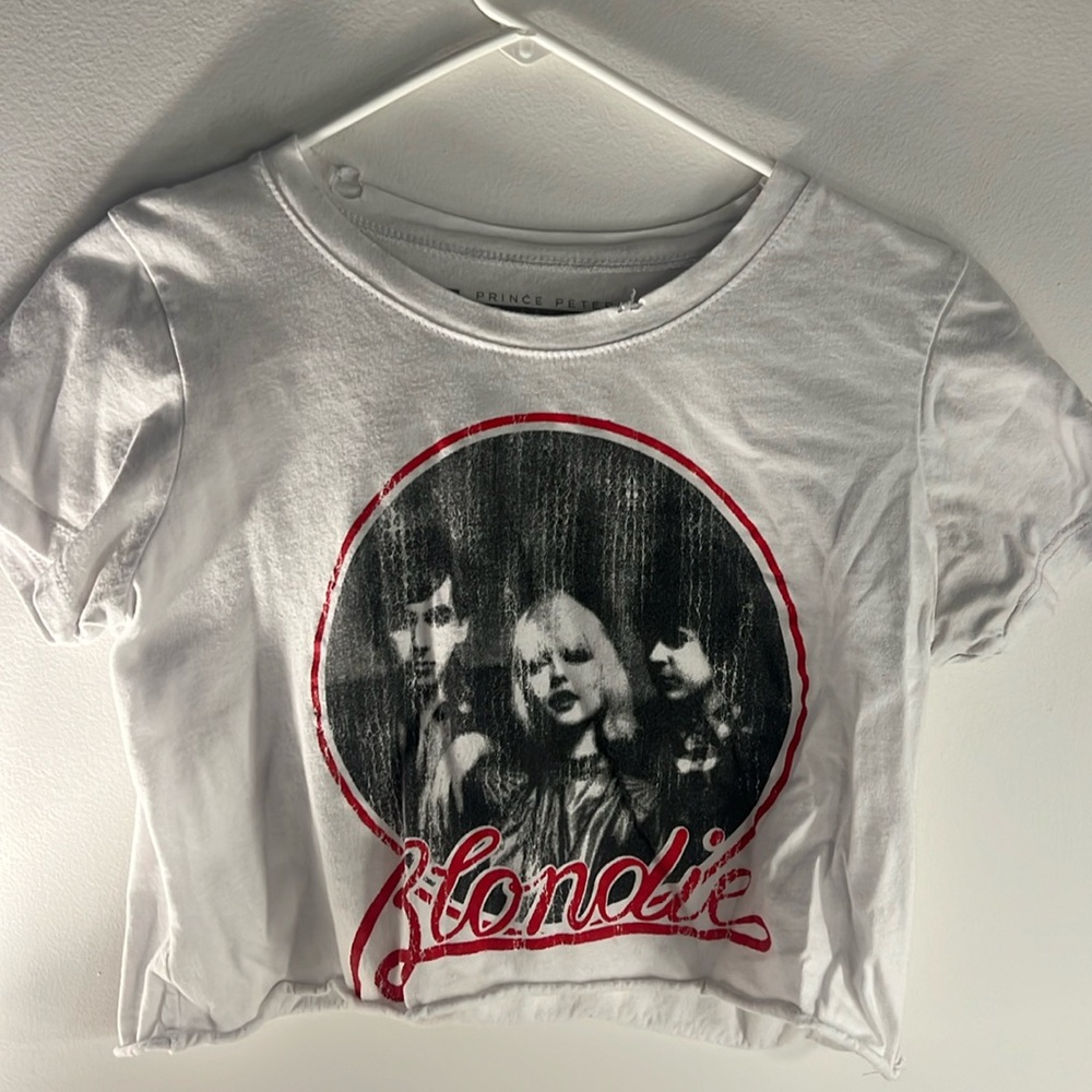 Cropped blondie tee